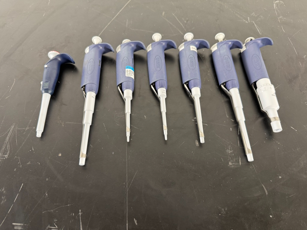 Image of Rainin Single Channel Pipettes - Quantity 7